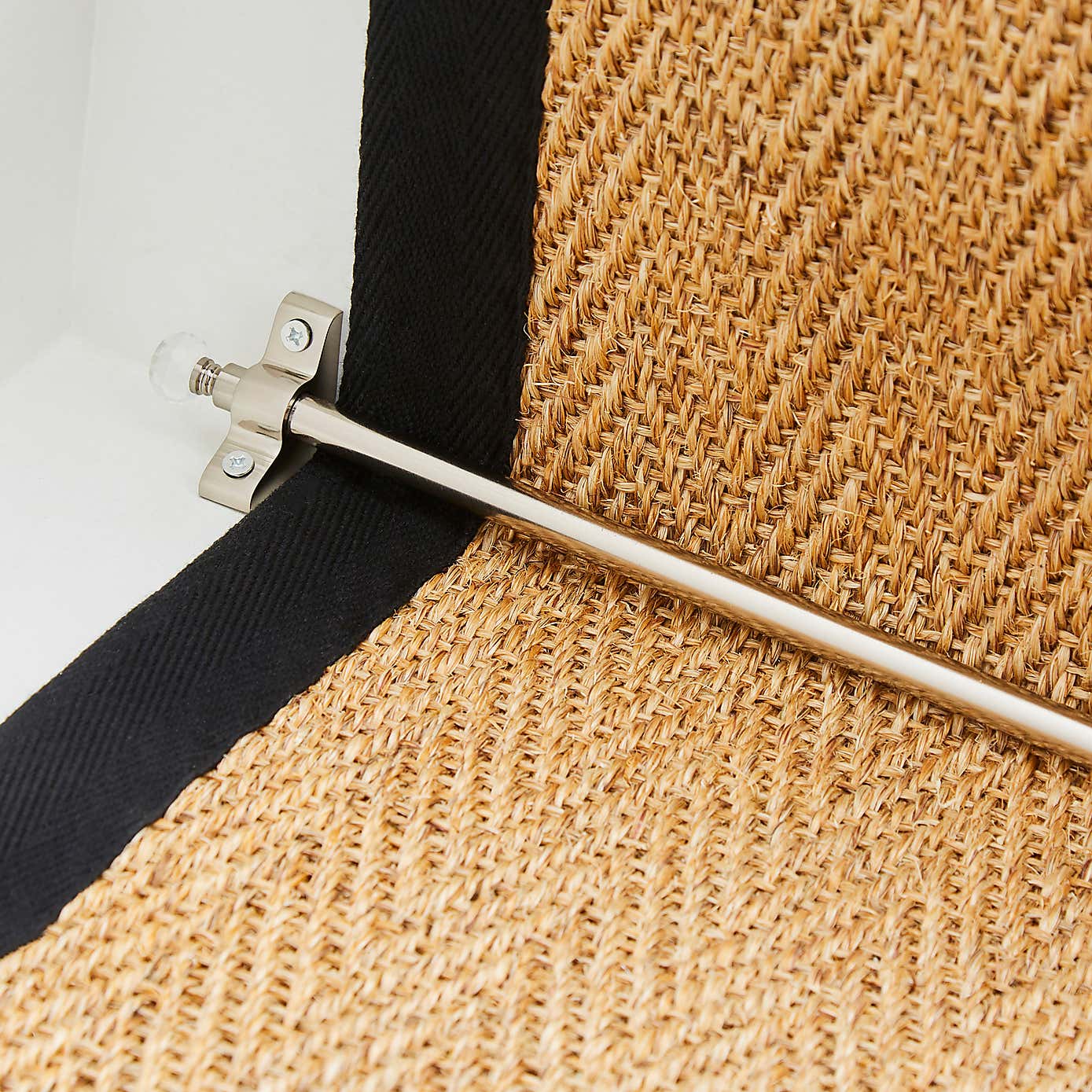 Faceted Resin Ball Finial Stair Rod