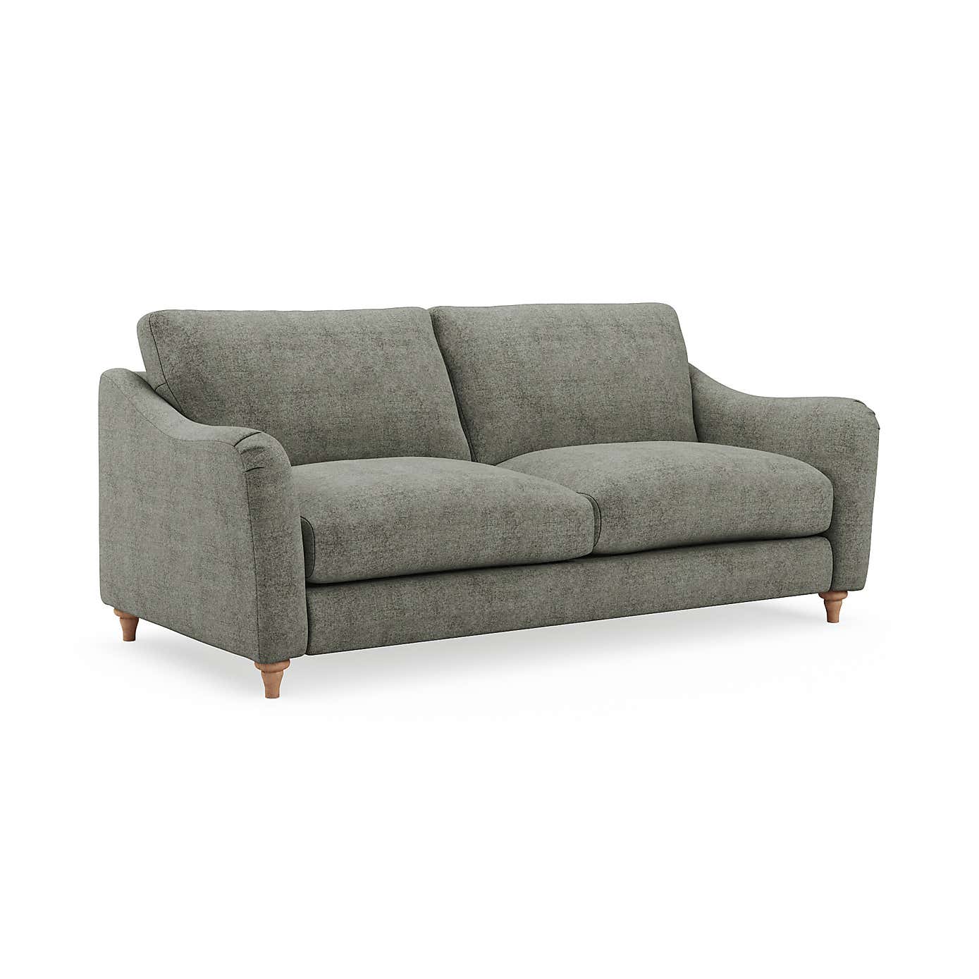 Hattie Tonal Plush Chenille 3 Seater Sofa