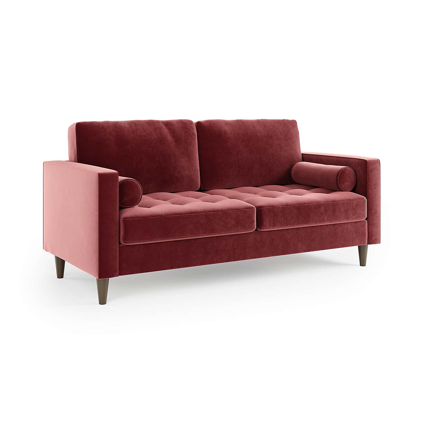 Zoe Velvet 3 Seater Double Sofa Bed