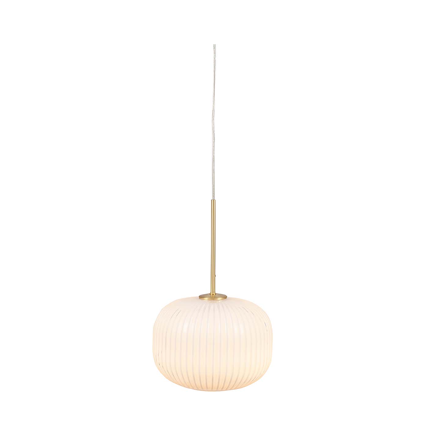 Bella Ribbed Squoval Pendant