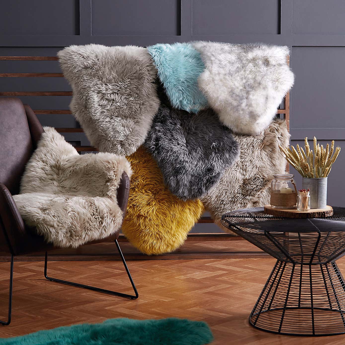 Double Pelt Sheepskin Rug