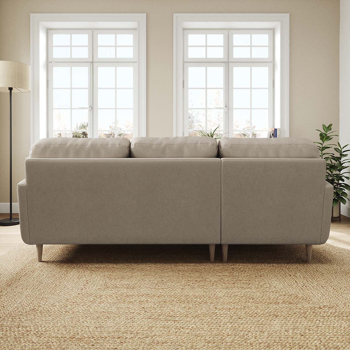 Sven Opulent Velvet Large Corner Chaise Sofa