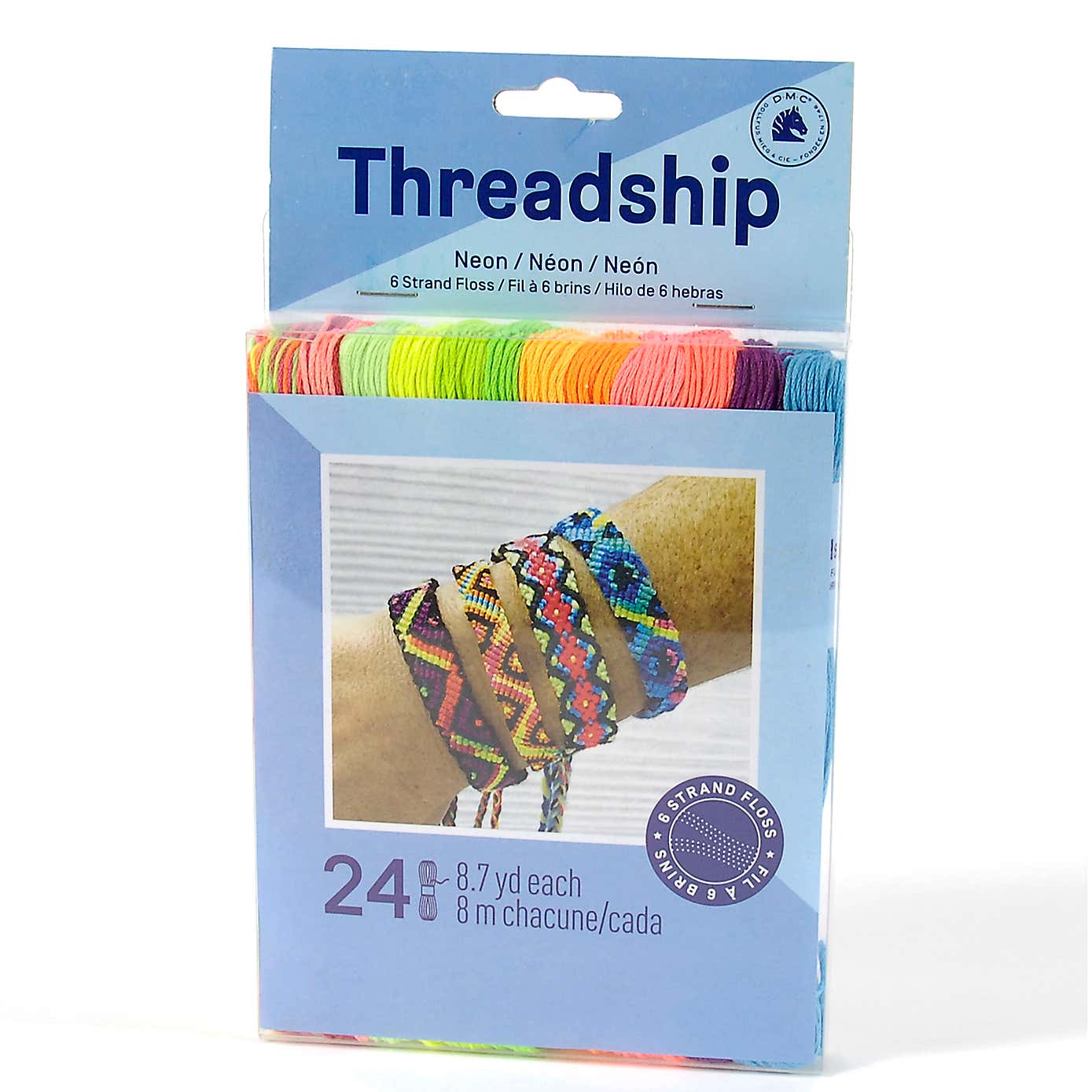 24 Pack Threadship Neon