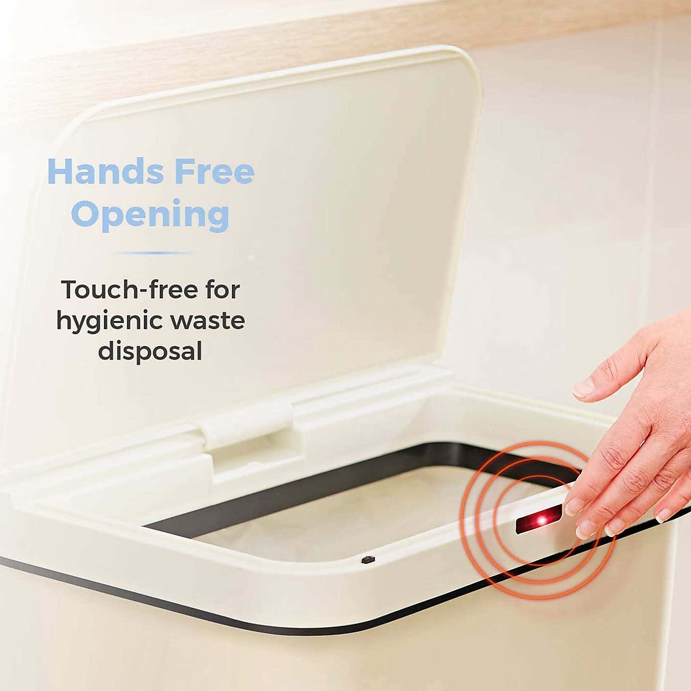 Tower 50L Rectangular Sensor Bin