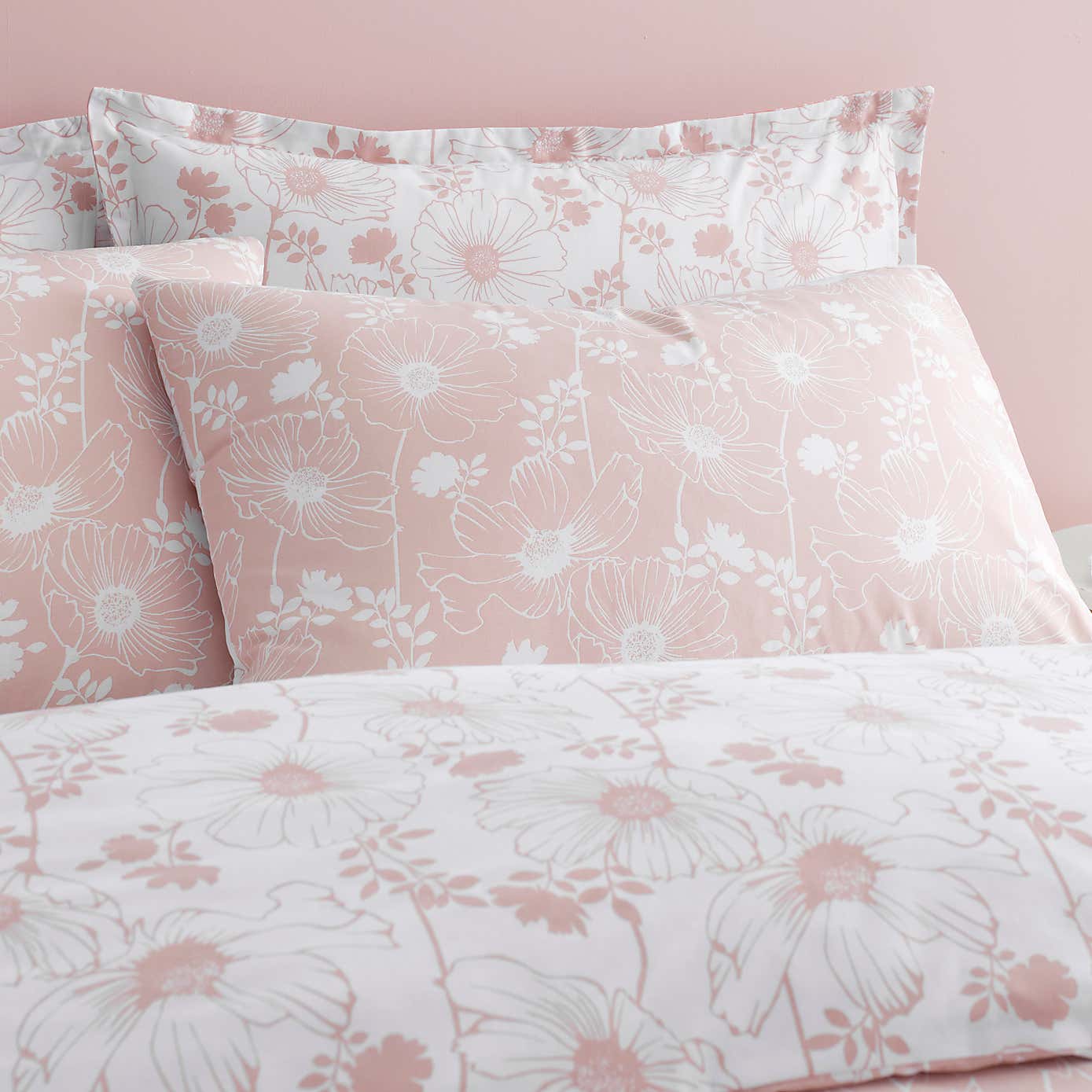 Emma Floral Duvet Cover & Pillowcase Set