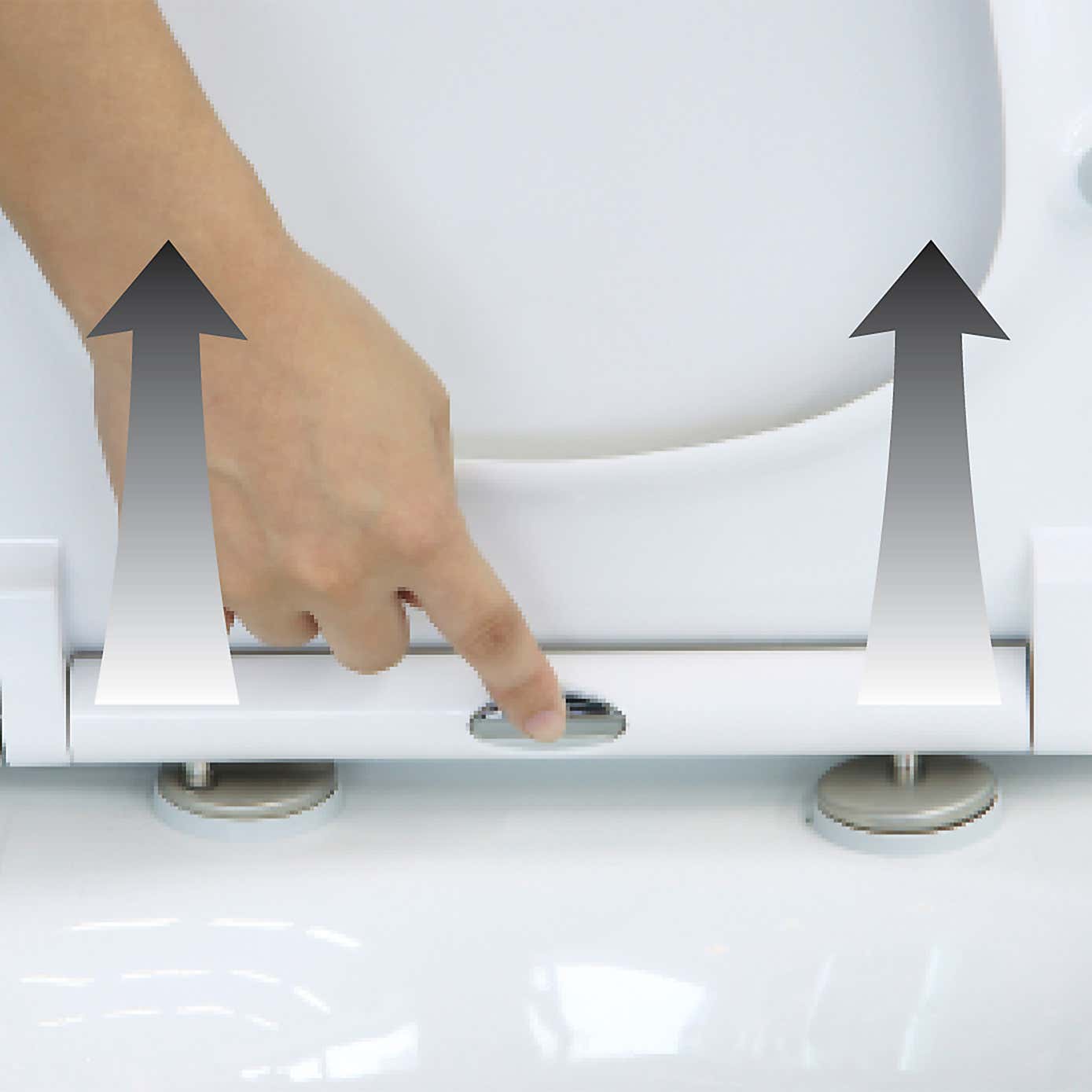 Thermoplast White Toilet Seat