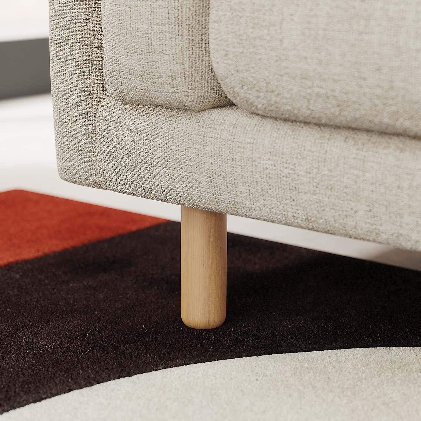 Newton Chunky Tonal Weave Snuggle Chair