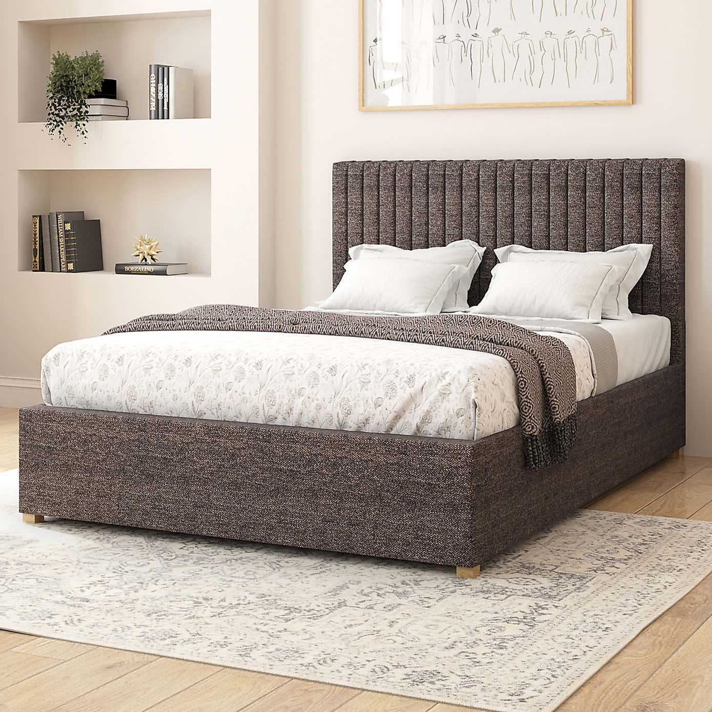 Grant Saxon Twill Adjustable Bed