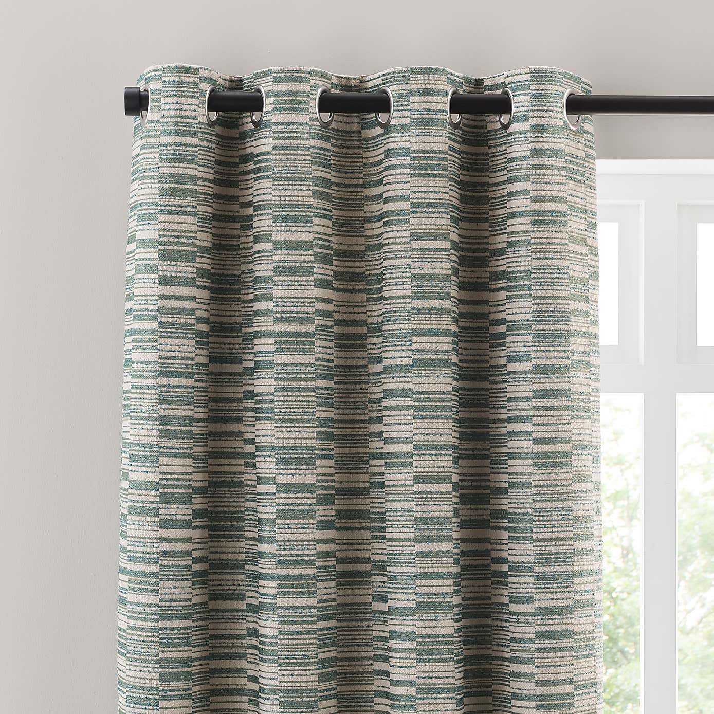 Roscoe Woven Eyelet Curtain
