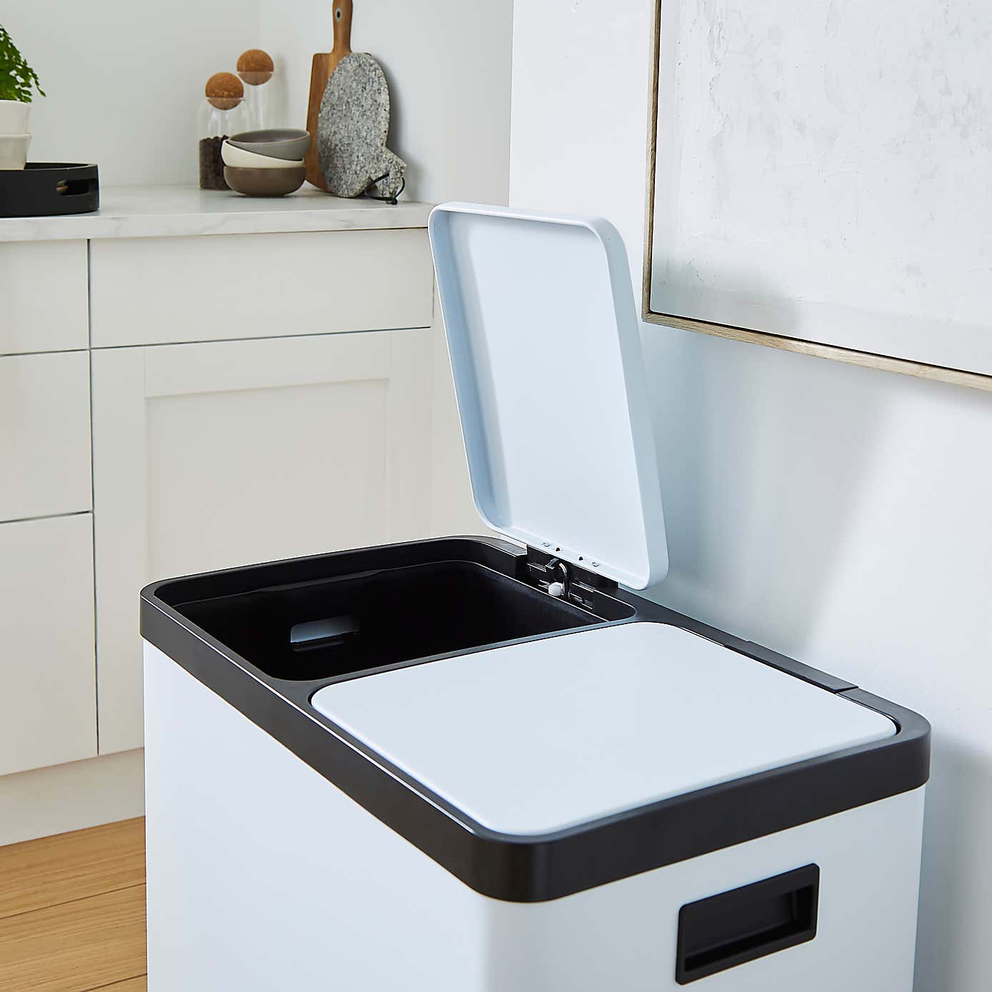 Dual 30/30L Recycling Pedal Bin