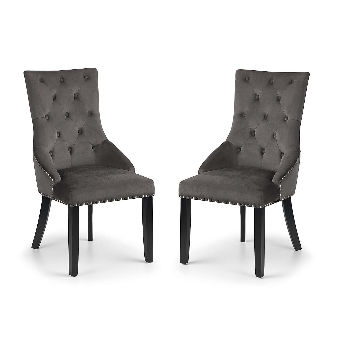 Veneto Set Of 2 Knockerback Dining Chairs