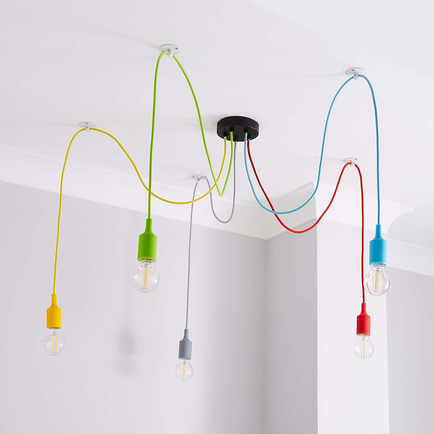 Rainbow Flex 5 Light Spider Ceiling Light