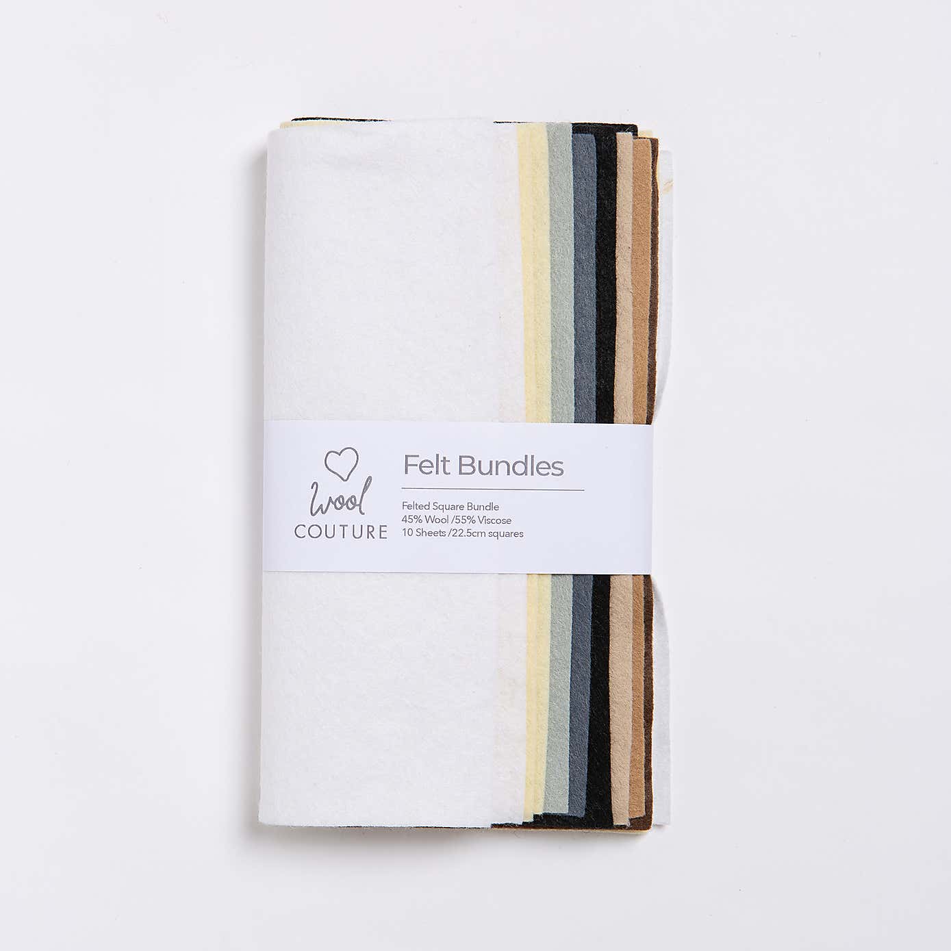 Wool Couture Monotones Felt Bundle