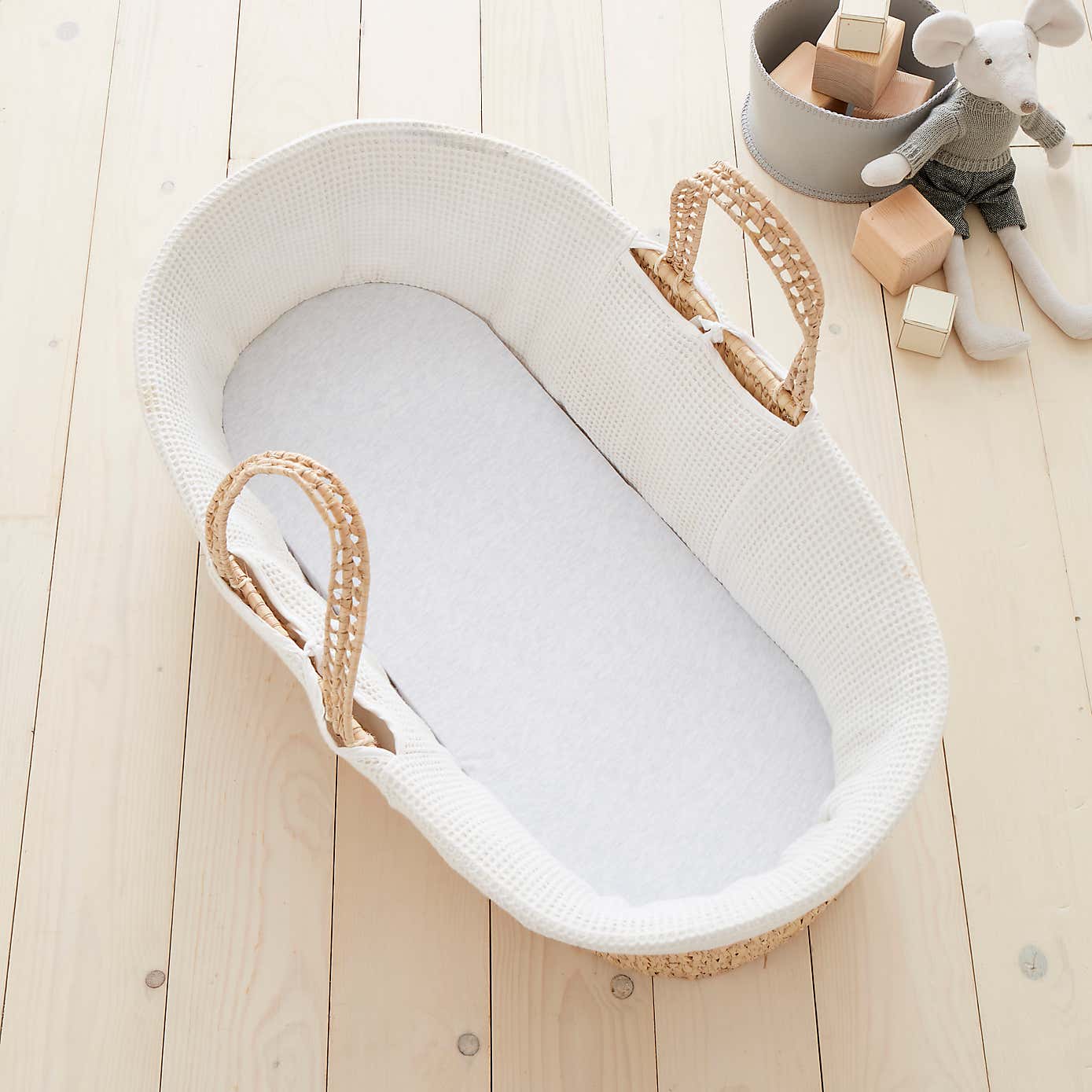 Pack of 2 Jersey Grey Elephant Fitted Sheets