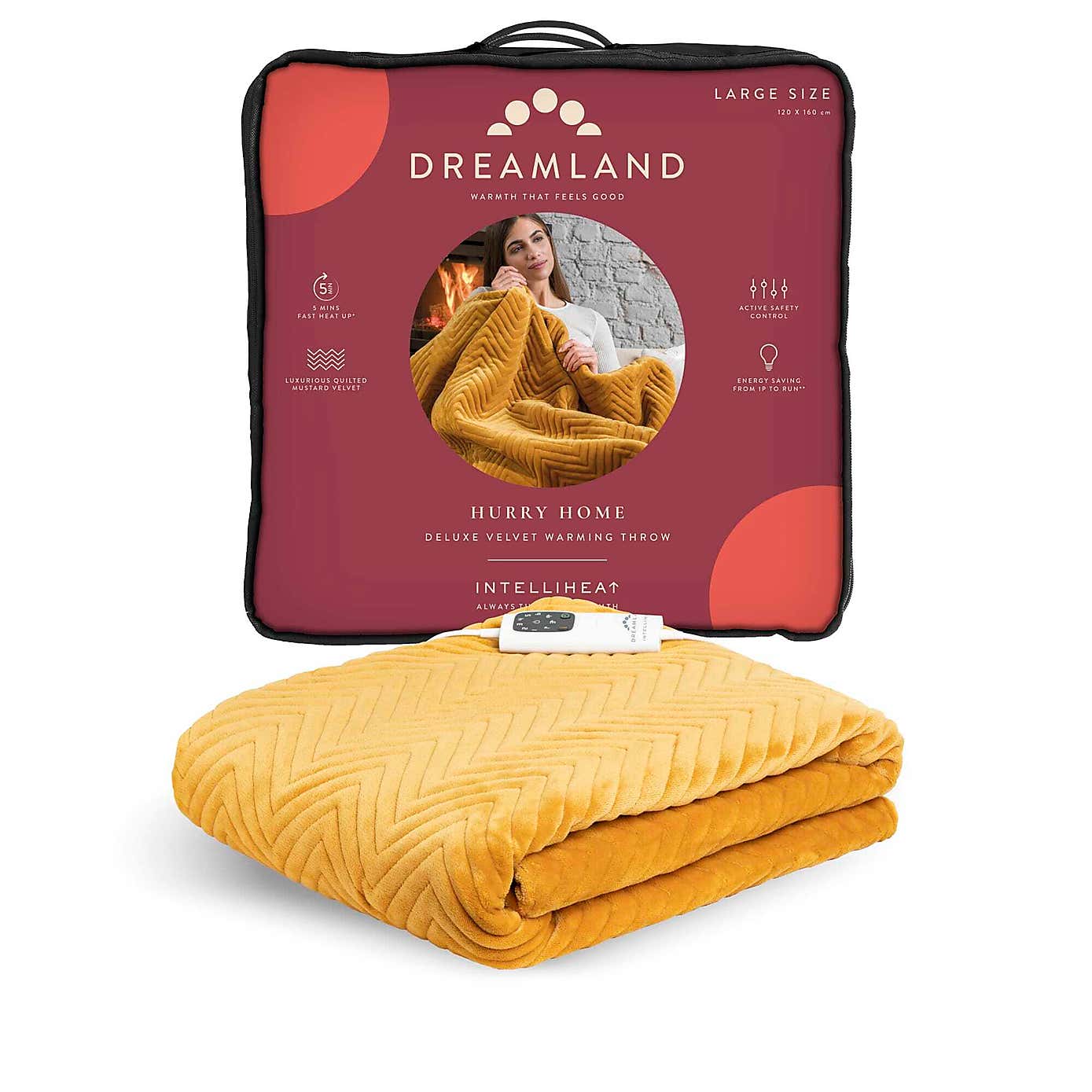 Herringbone Velvet Plush Throw