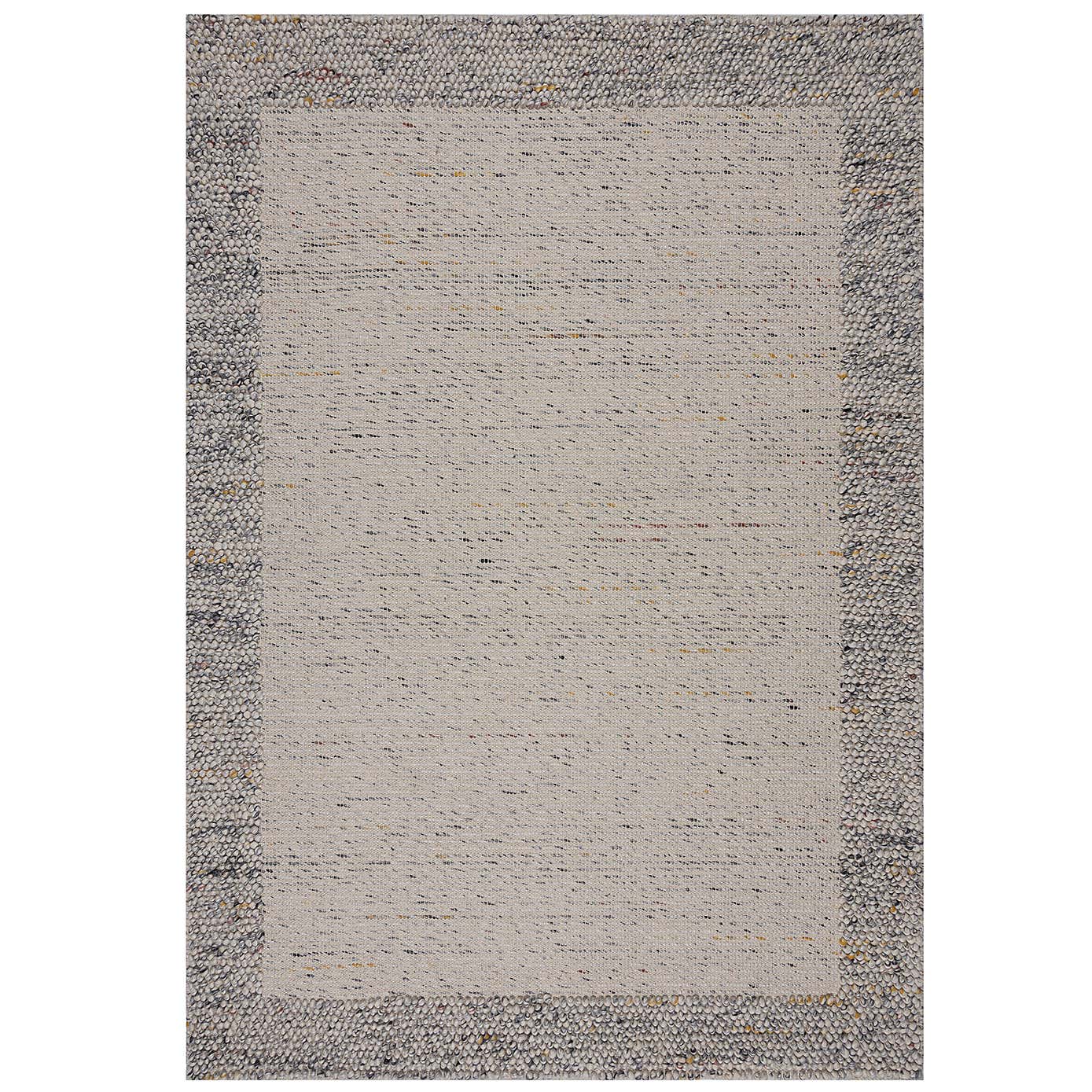 Pebble Wool Border Rug