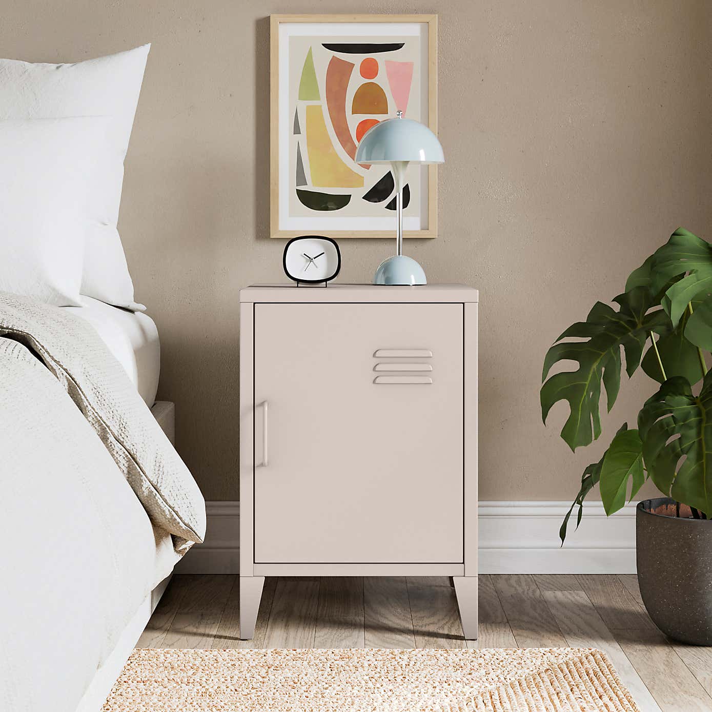 Helga Metal Bedside Table