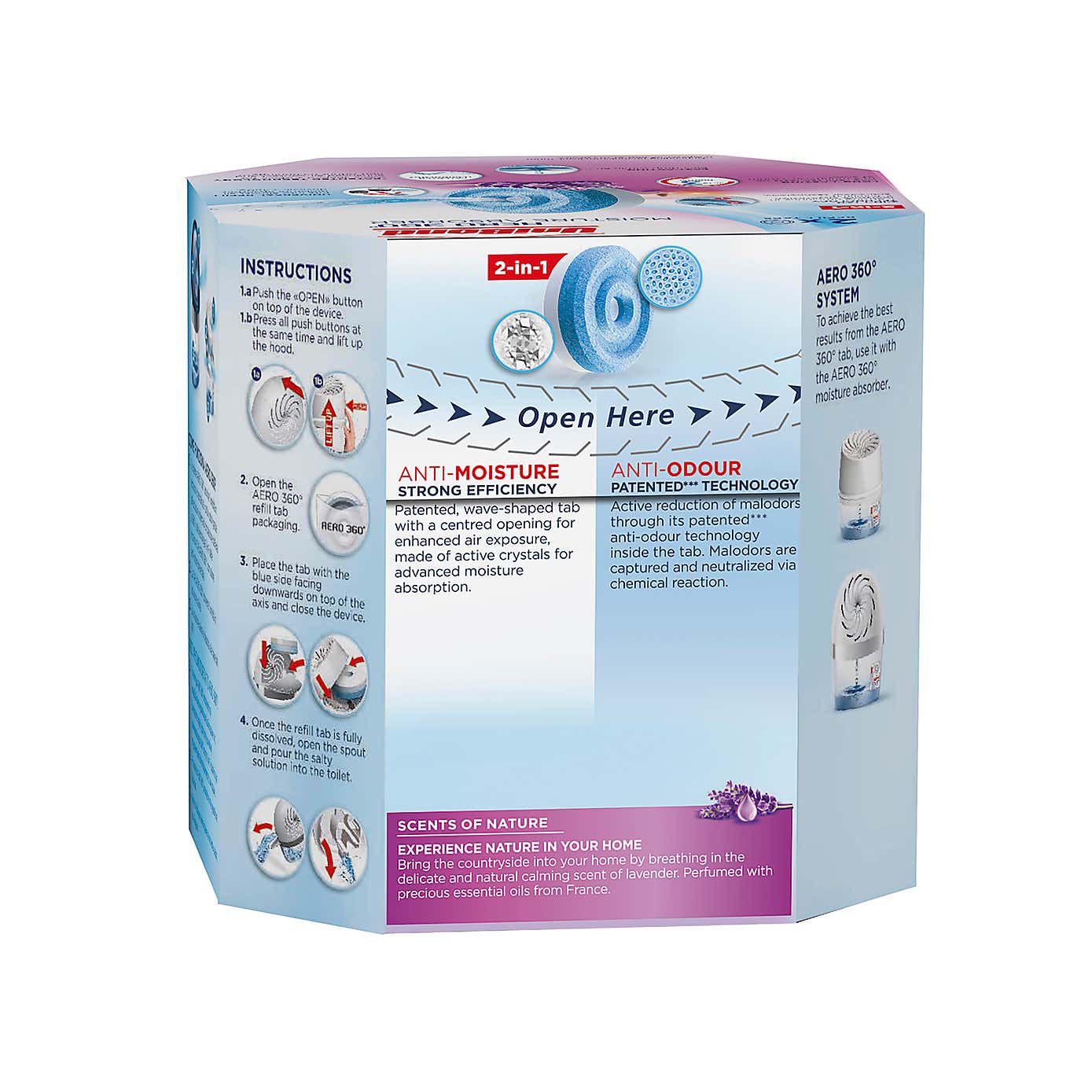 UniBond Aero 360 Lavender Refills x2