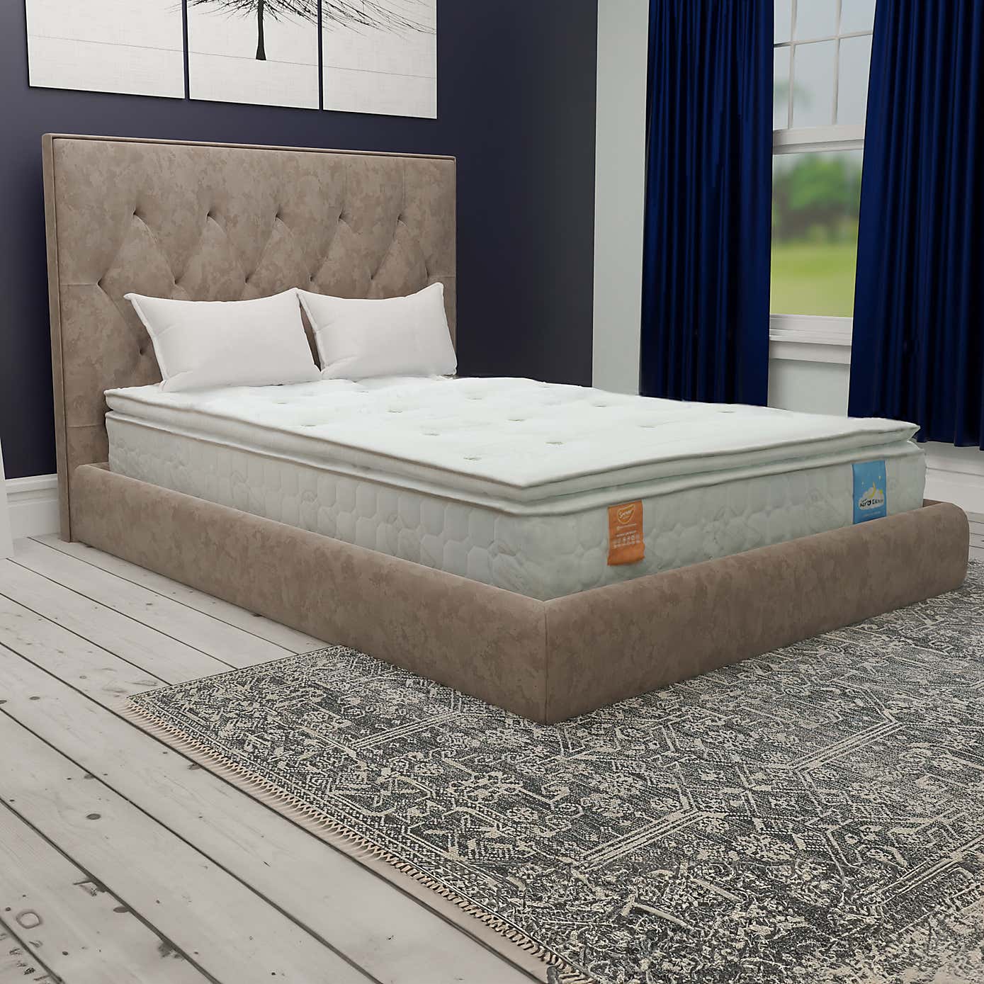 Sareer Matrah Memory Coil Pillow Top Mattress