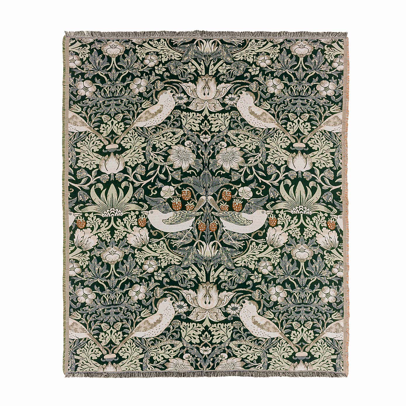 Morris & Co. Strawberry Thief Throw 130cm x 170cm
