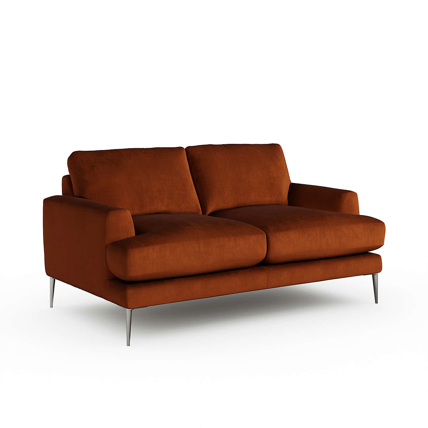 Lawson Matte Plush Velvet 2 Seater Sofa