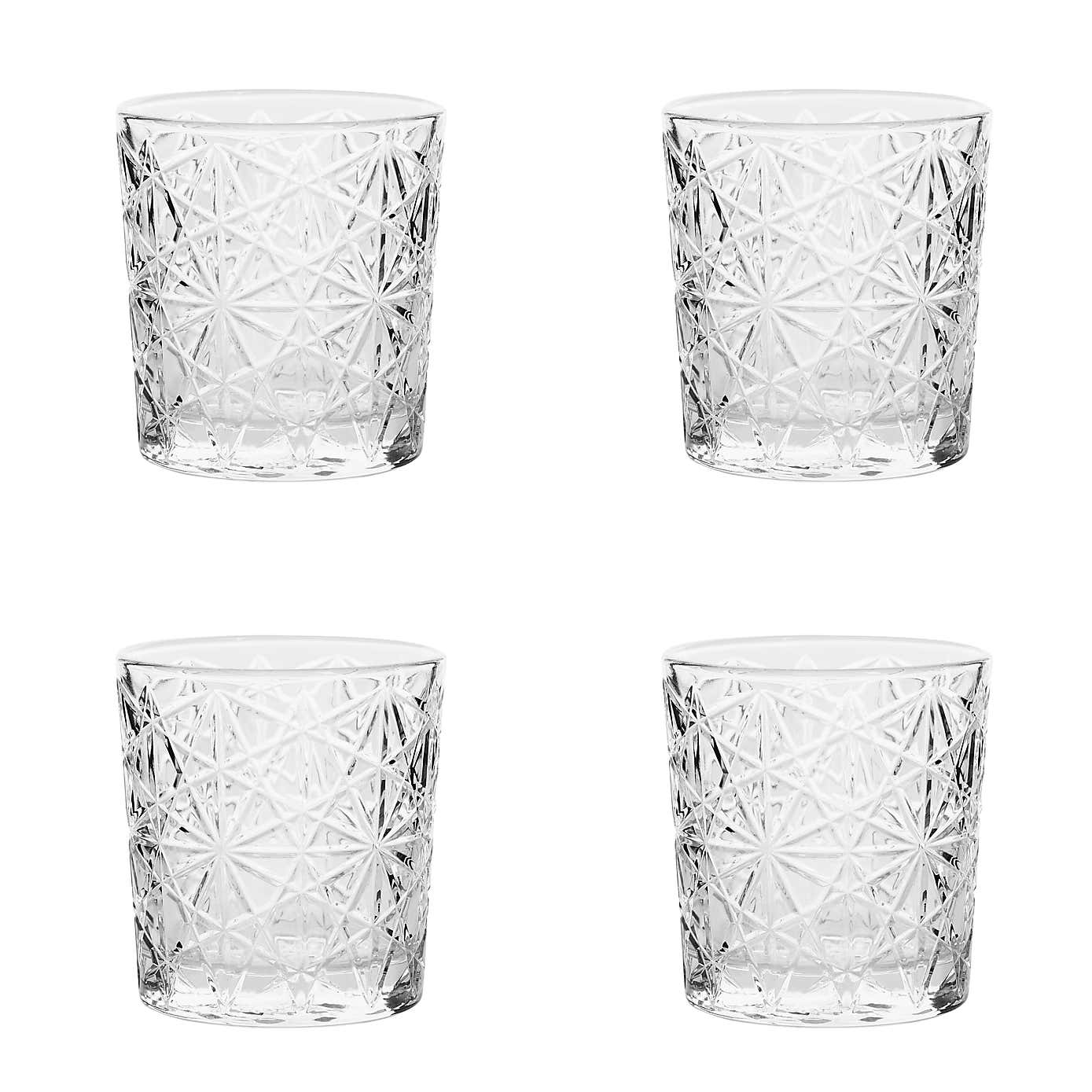 Set of 4 Lounge Tumbler Glasses