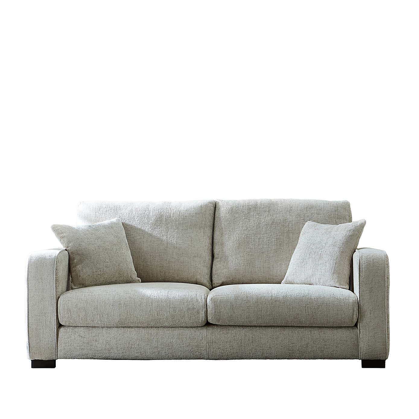 Carson Chunky Chenille 3 Seater Sofa