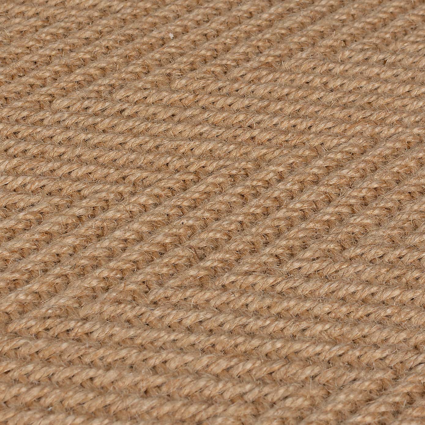 Herringbone Jute Border Stair Runner
