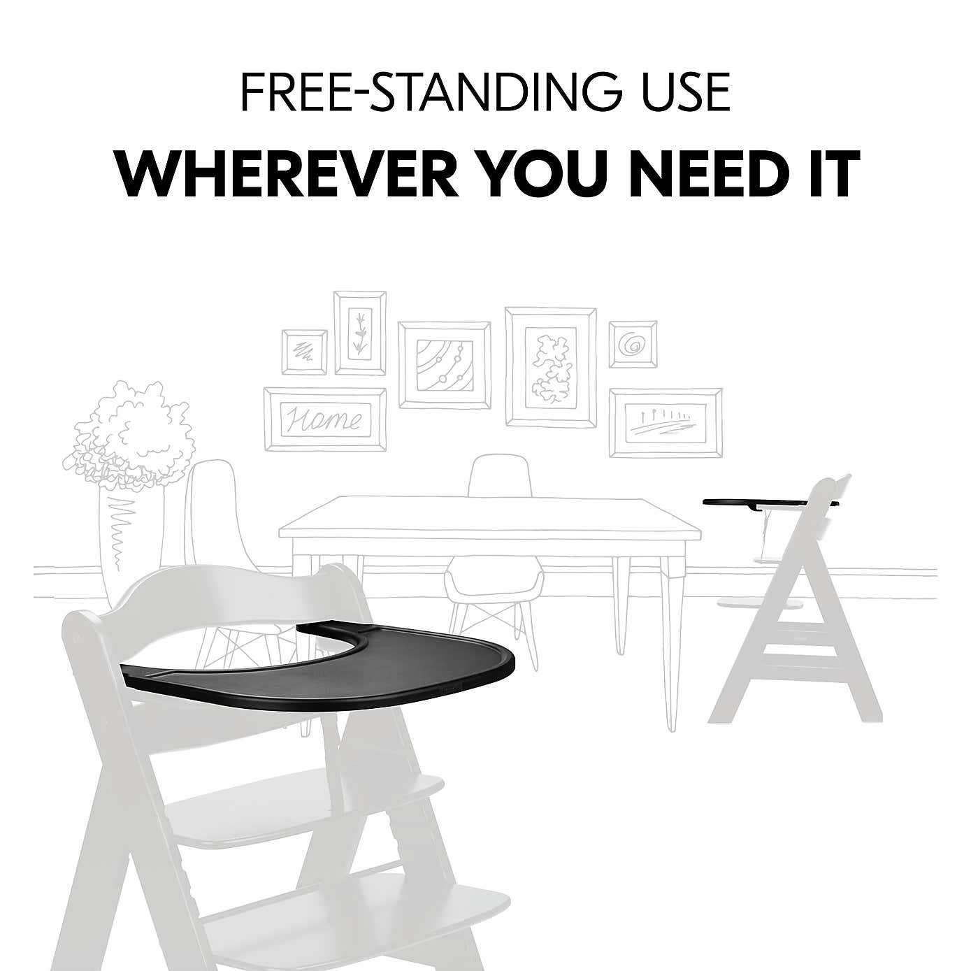 Hauck Alpha Click Highchair Tray