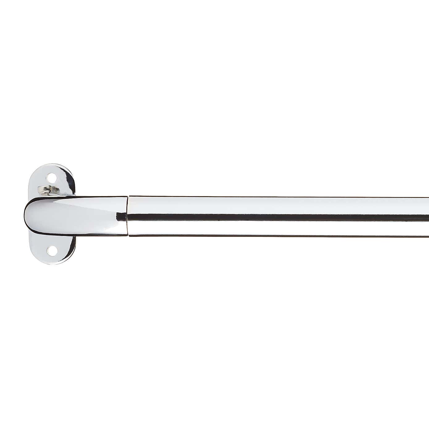 Room Darkening Blackout 25/28mm Metal Extendable Curtain Pole