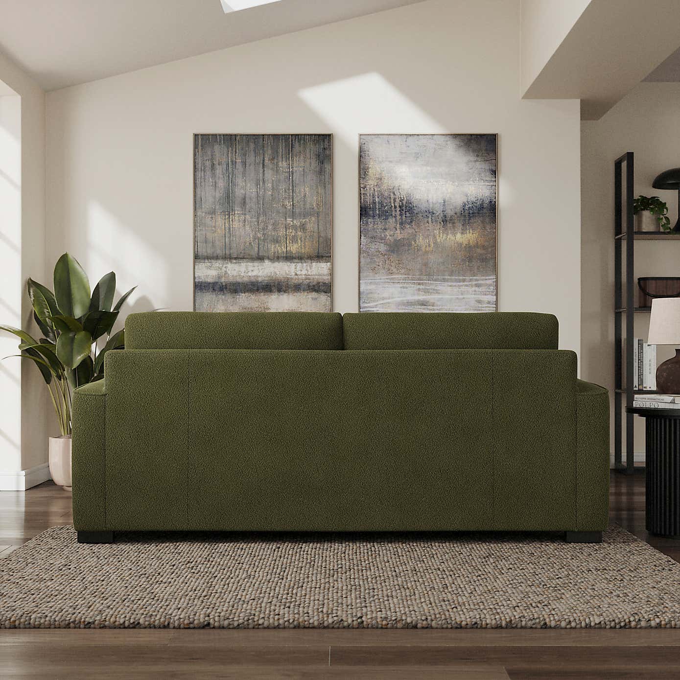 Carson Tonal Boucle 3 Seater Sofa