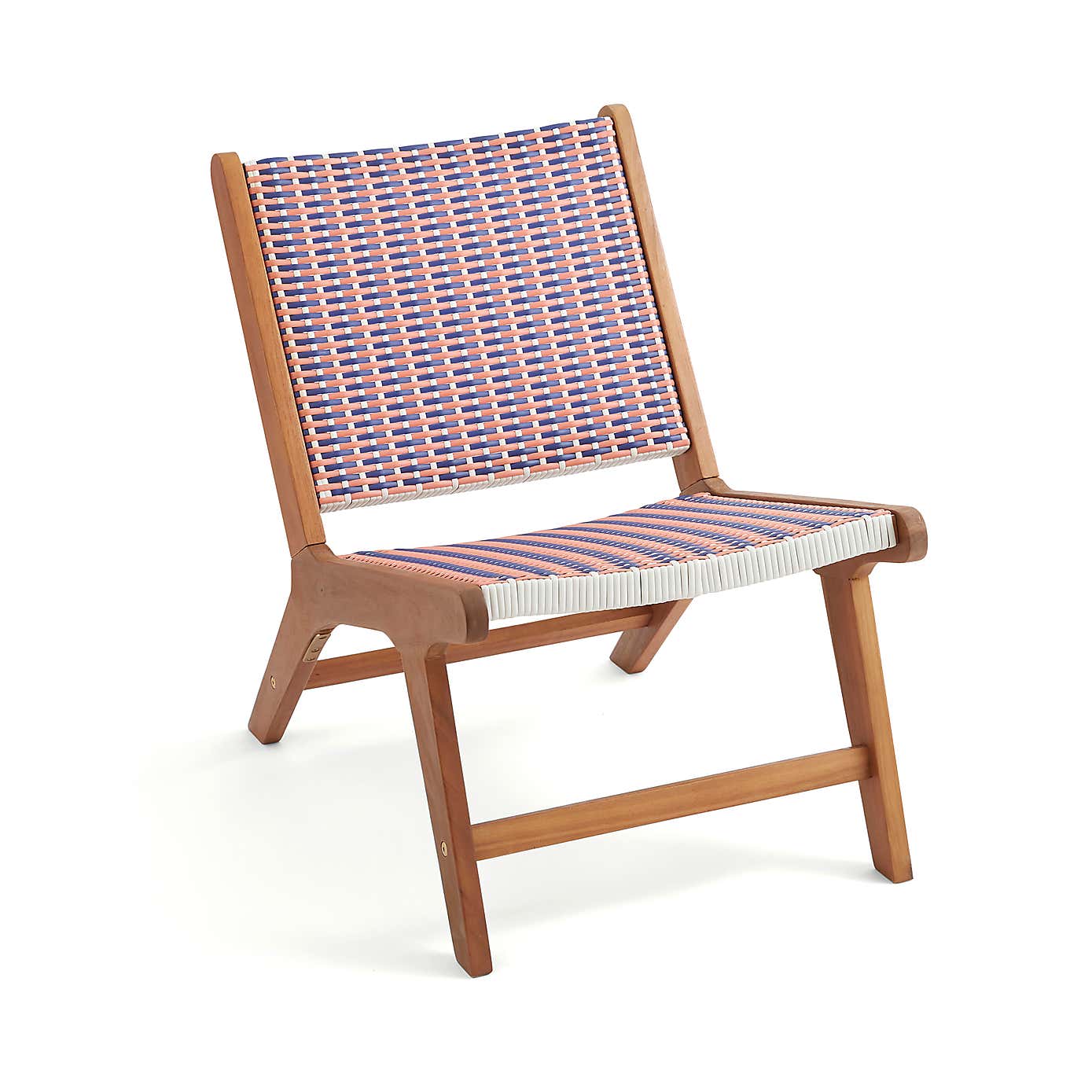 Sophie Robinson Coral & Cobalt Pavilion Deck Chair