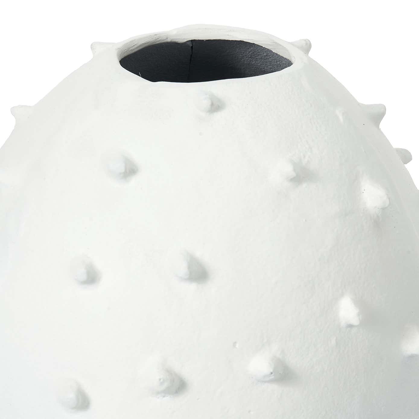 Matt Metal Bobble Vase