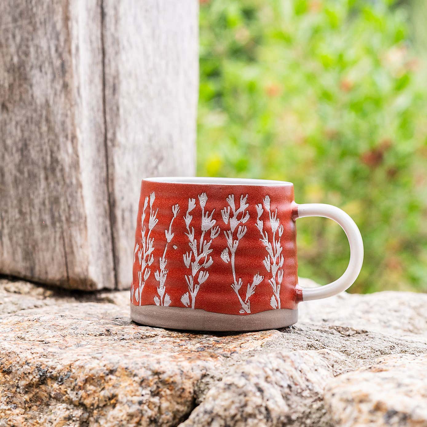 PurerHome x Eden Project Set of 2 Thyme Stoneware Mugs