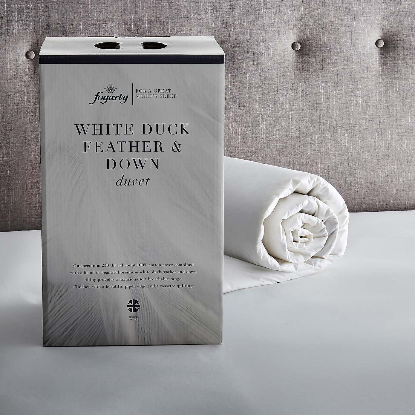 Fogarty Duck Feather and Down 4.5 Tog Duvet