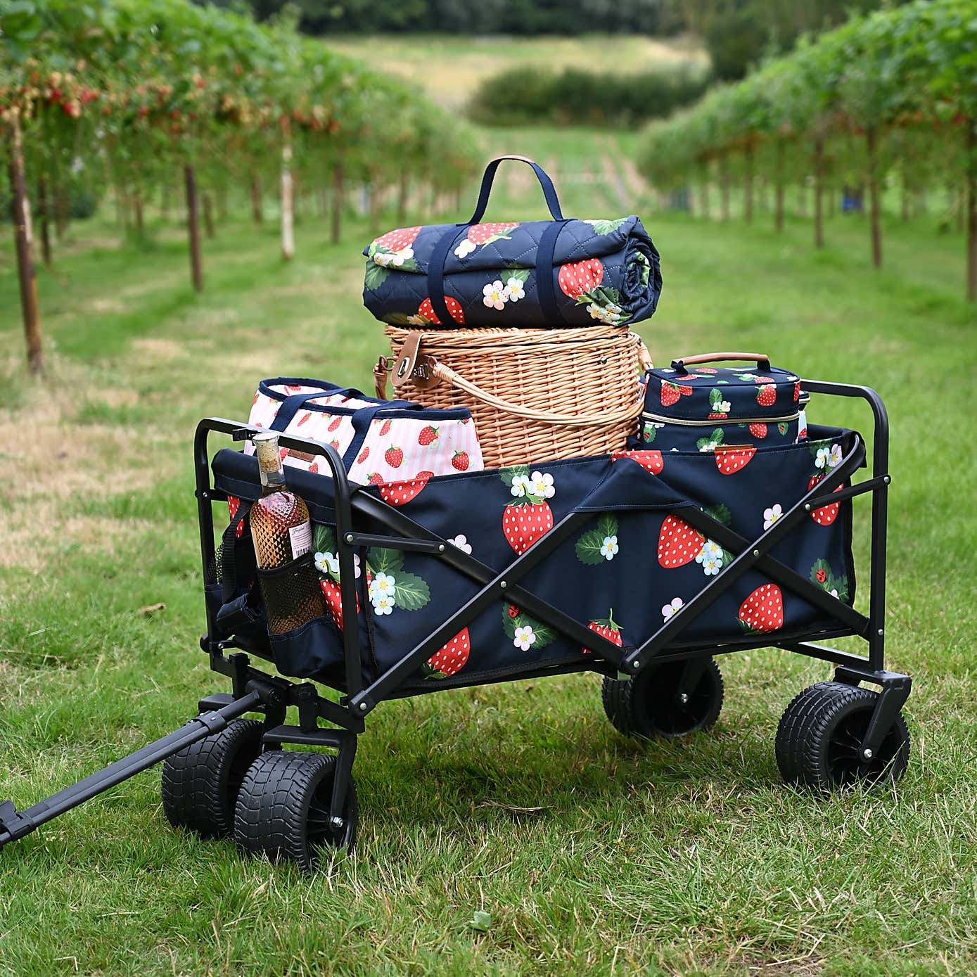 Strawberries & Cream XL Festival, Beach and Picnic Wagon