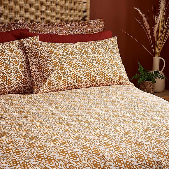 Ziara 100% Cotton Duvet Cover and Pillowcase Set