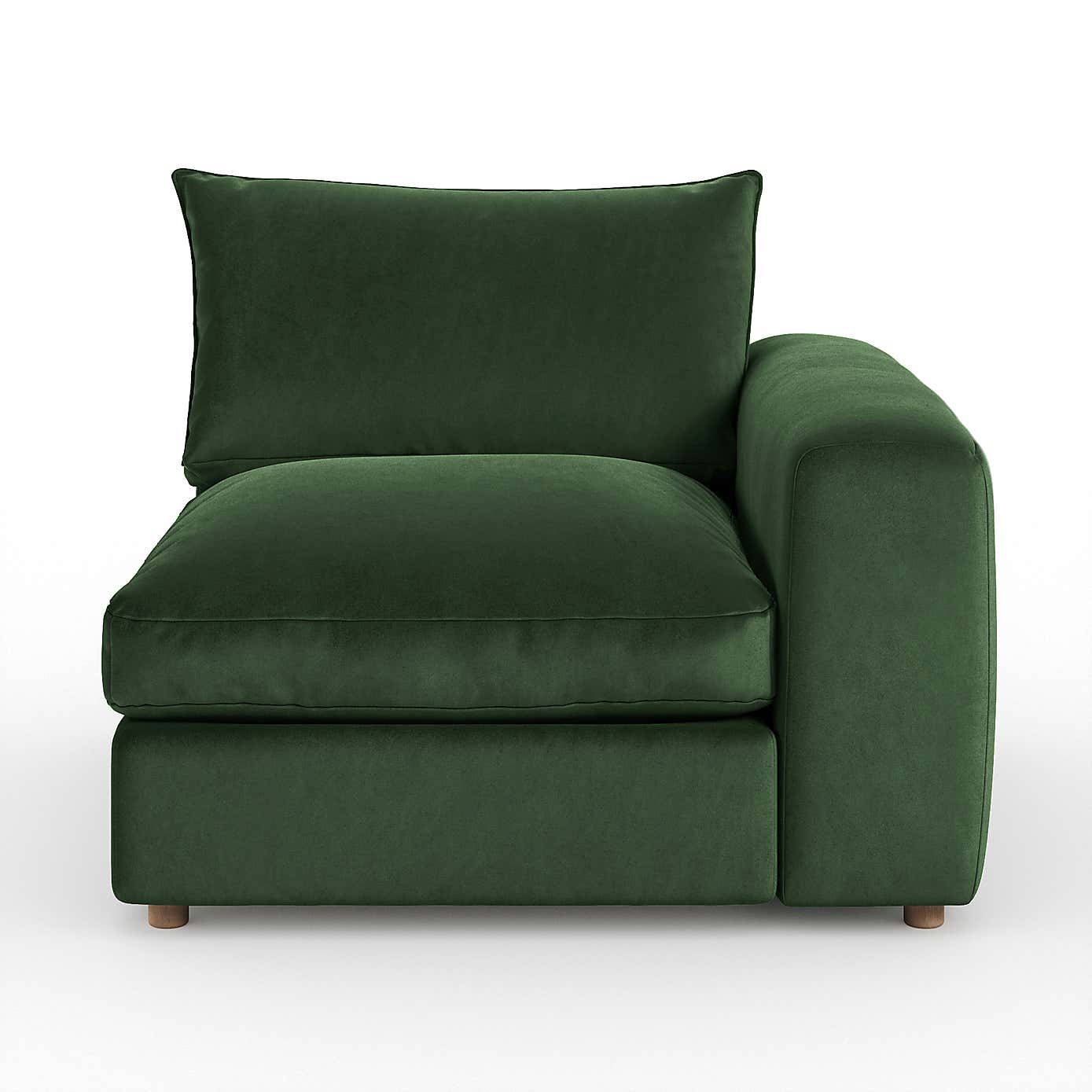 Full Circle Austin Cosy Velvet Modular Arm Corner Piece