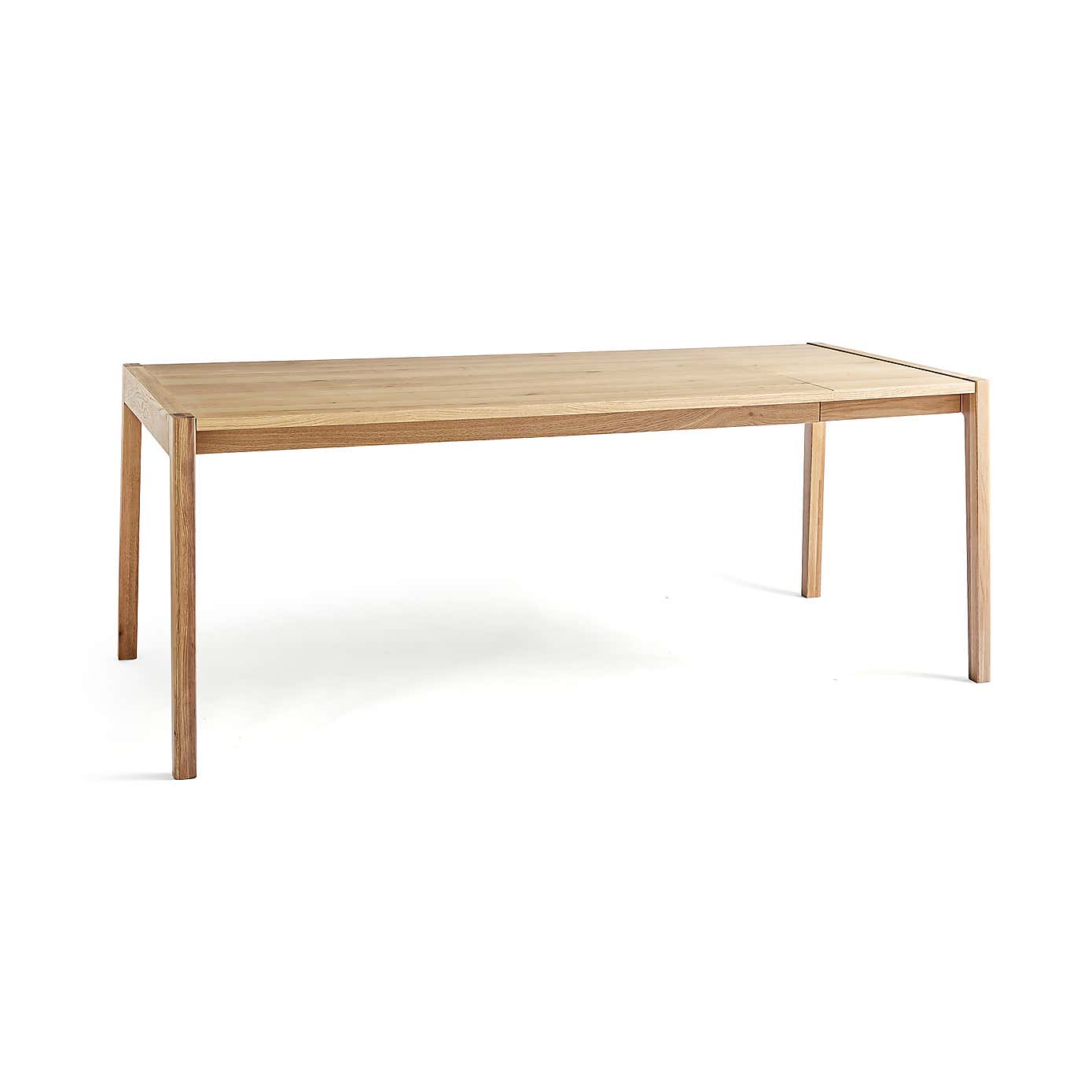 Elements Holmes 6-8 Seater Extendable Dining Table, Modern Oak