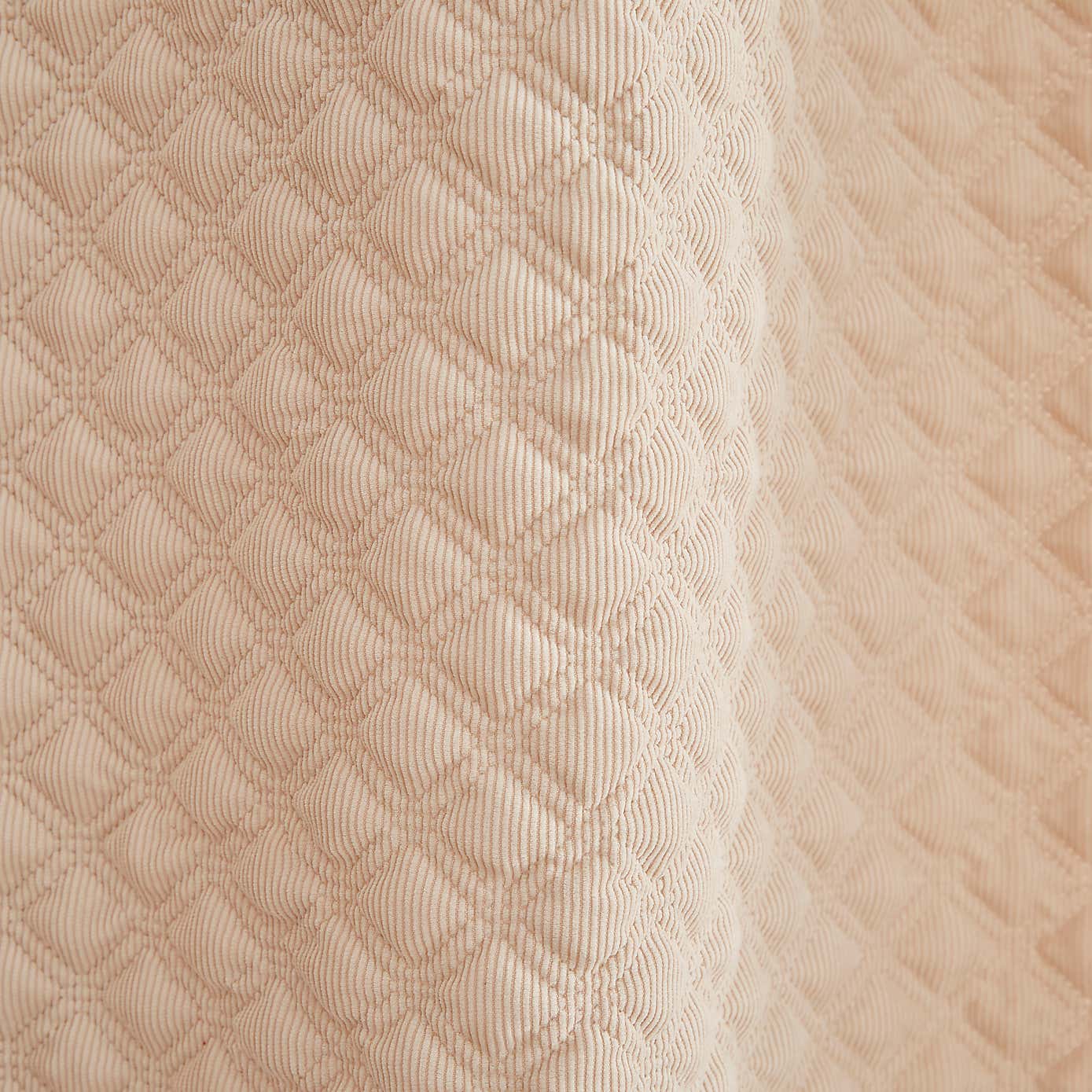 Padded Corduroy Eyelet Curtain