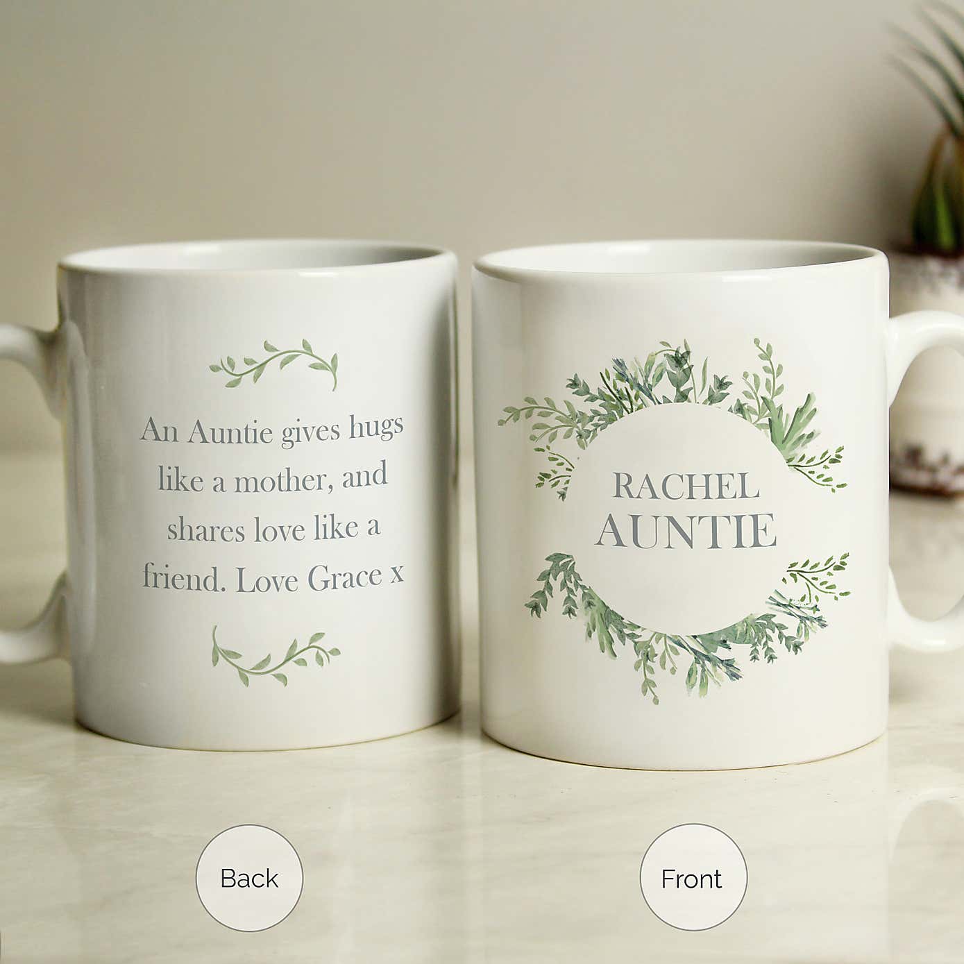Personalised Botanical Mug