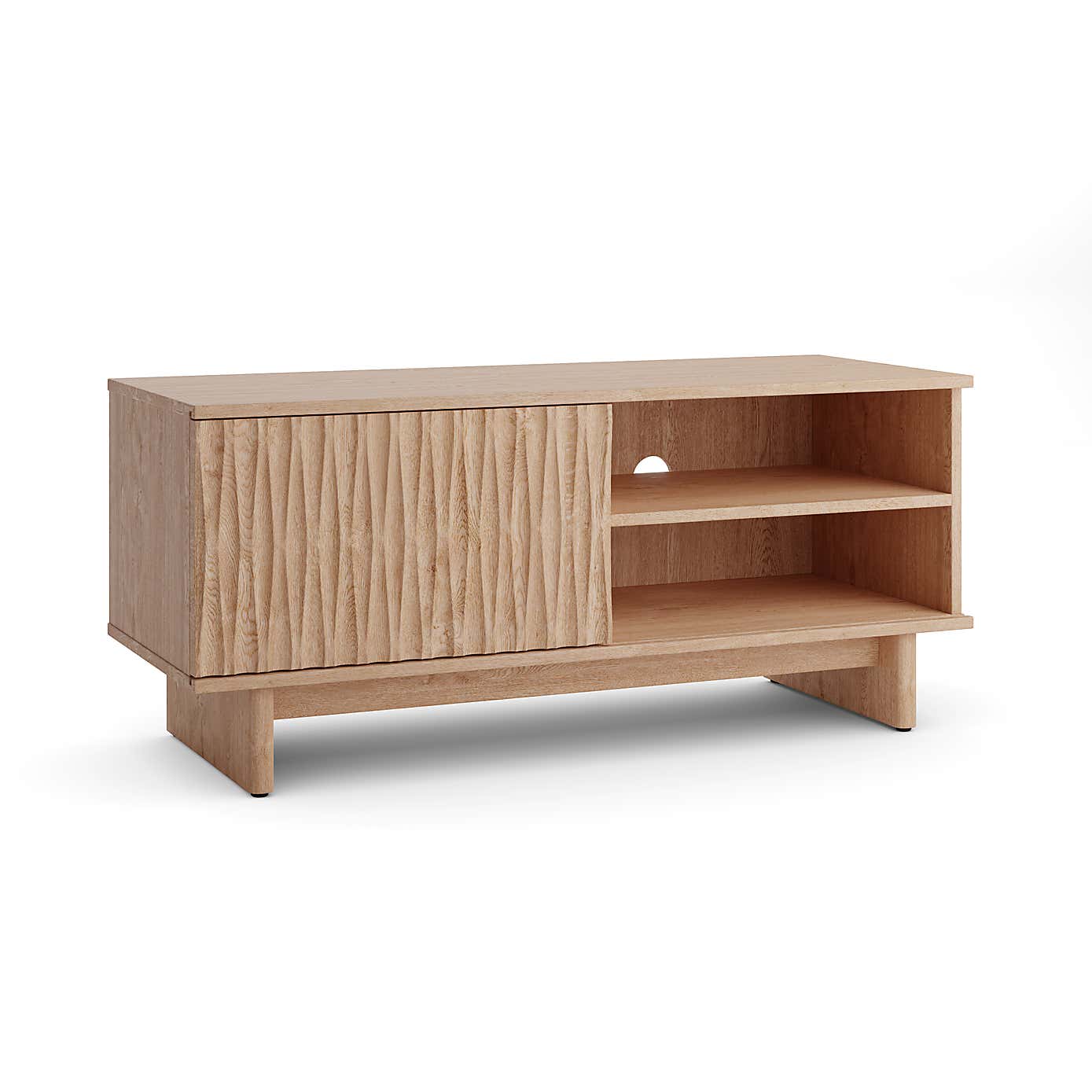 Inga Small TV Unit for TVs up to 44", Oak Effect