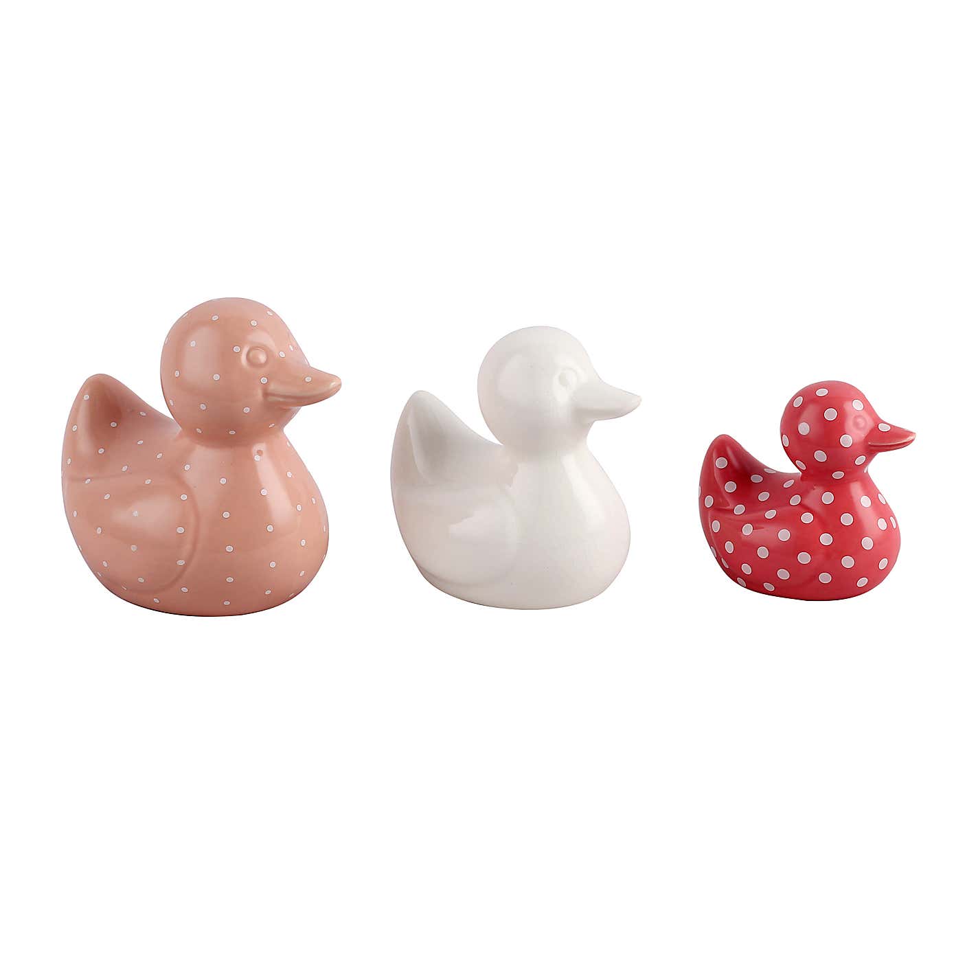 Set of 3 Ceramic Ducks