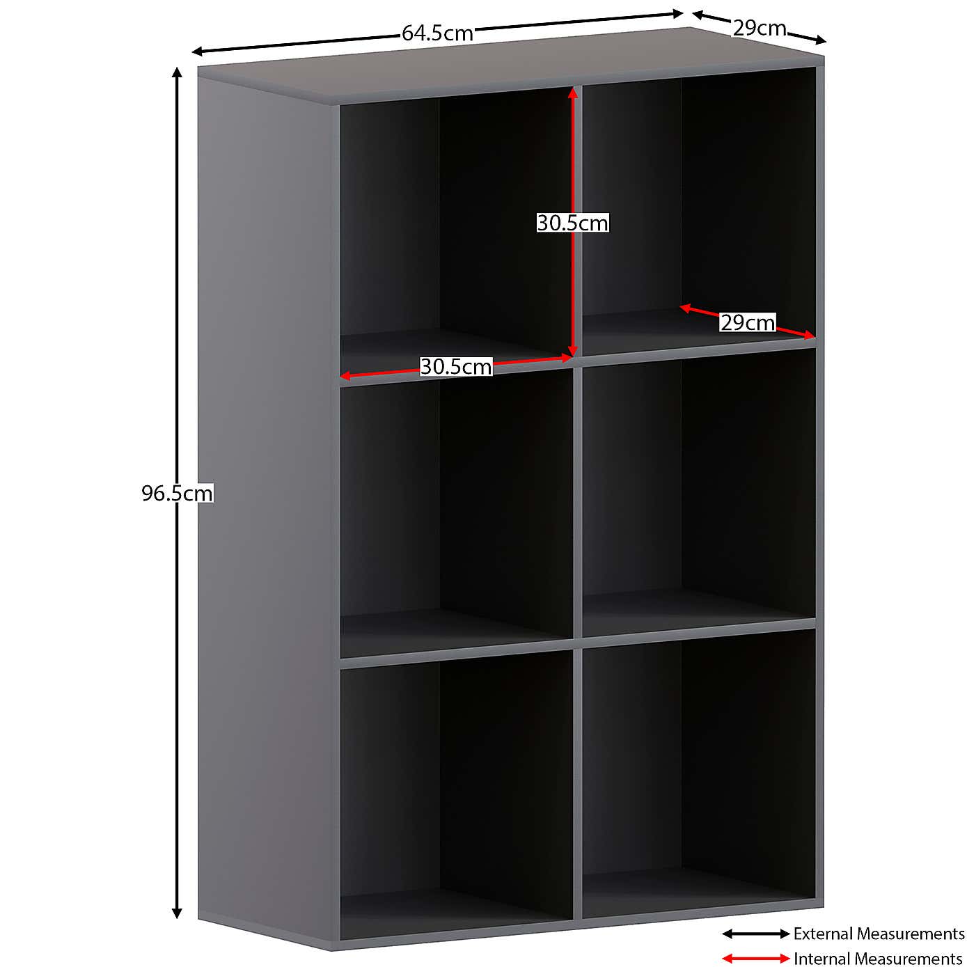 Vida Designs Durham 2x3 Cube Storage Unit