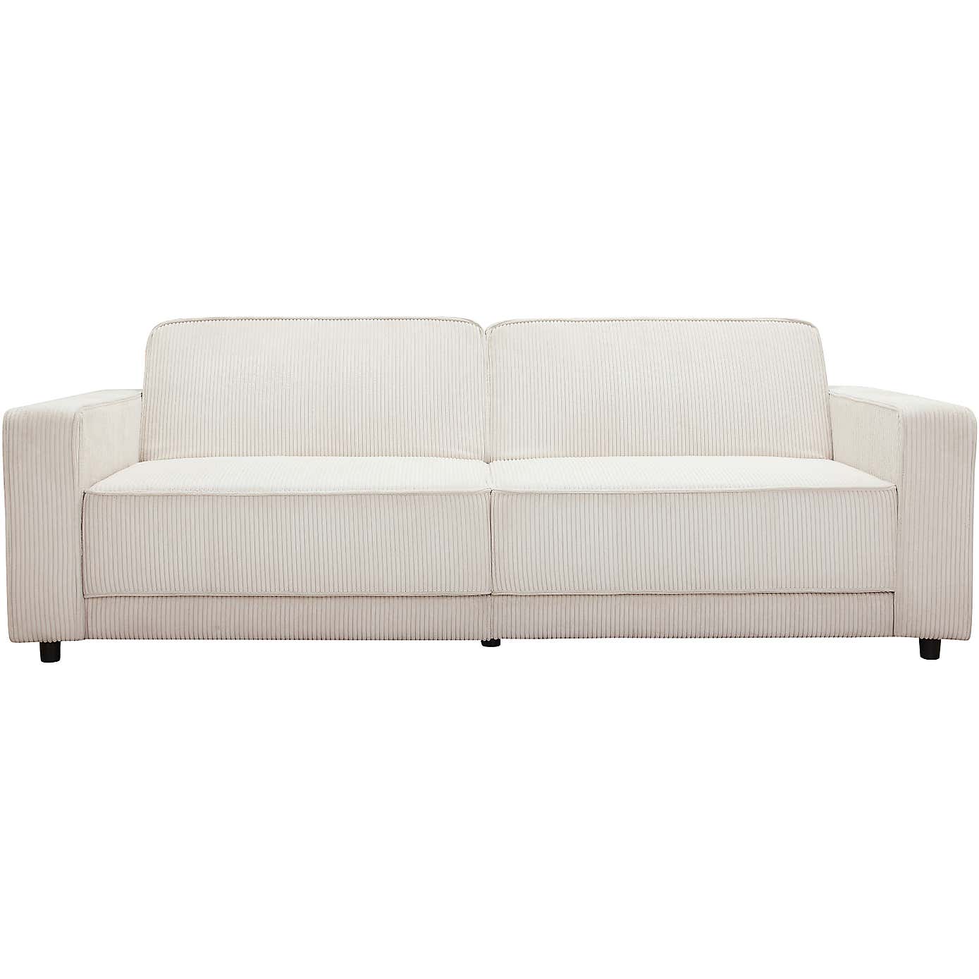 Allie Corduroy 3 Seater Sofa Bed