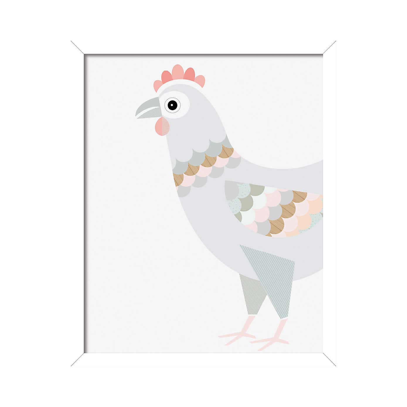 The Art Group Chicken Framed Print