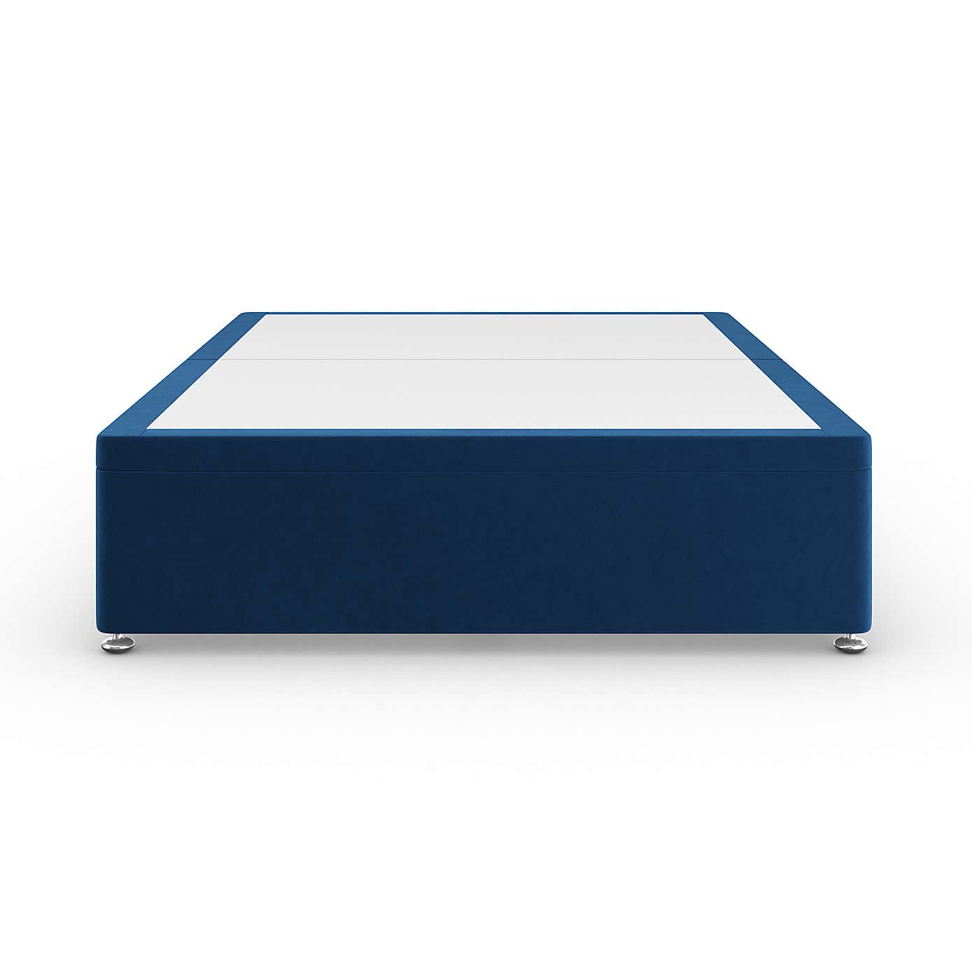 Side Velvet Ottoman Base