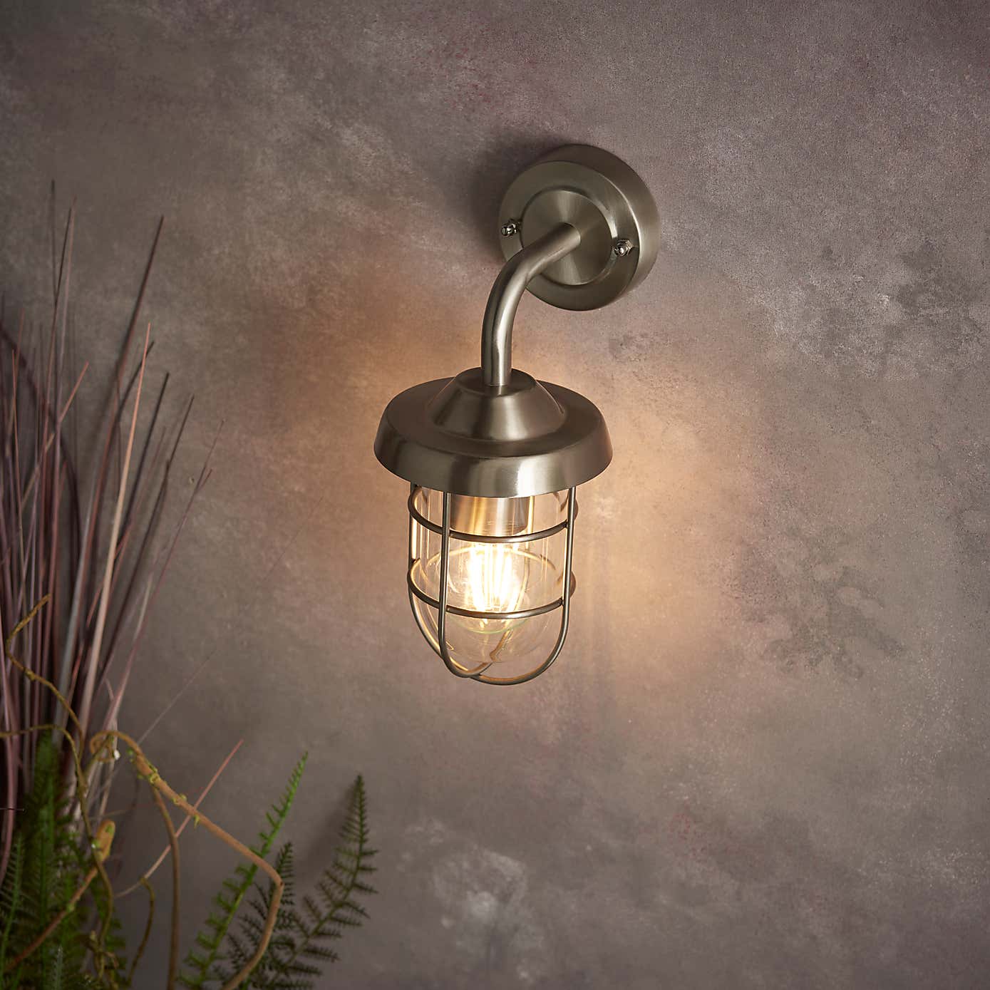 Barker Industrial Outdoor Wall Light