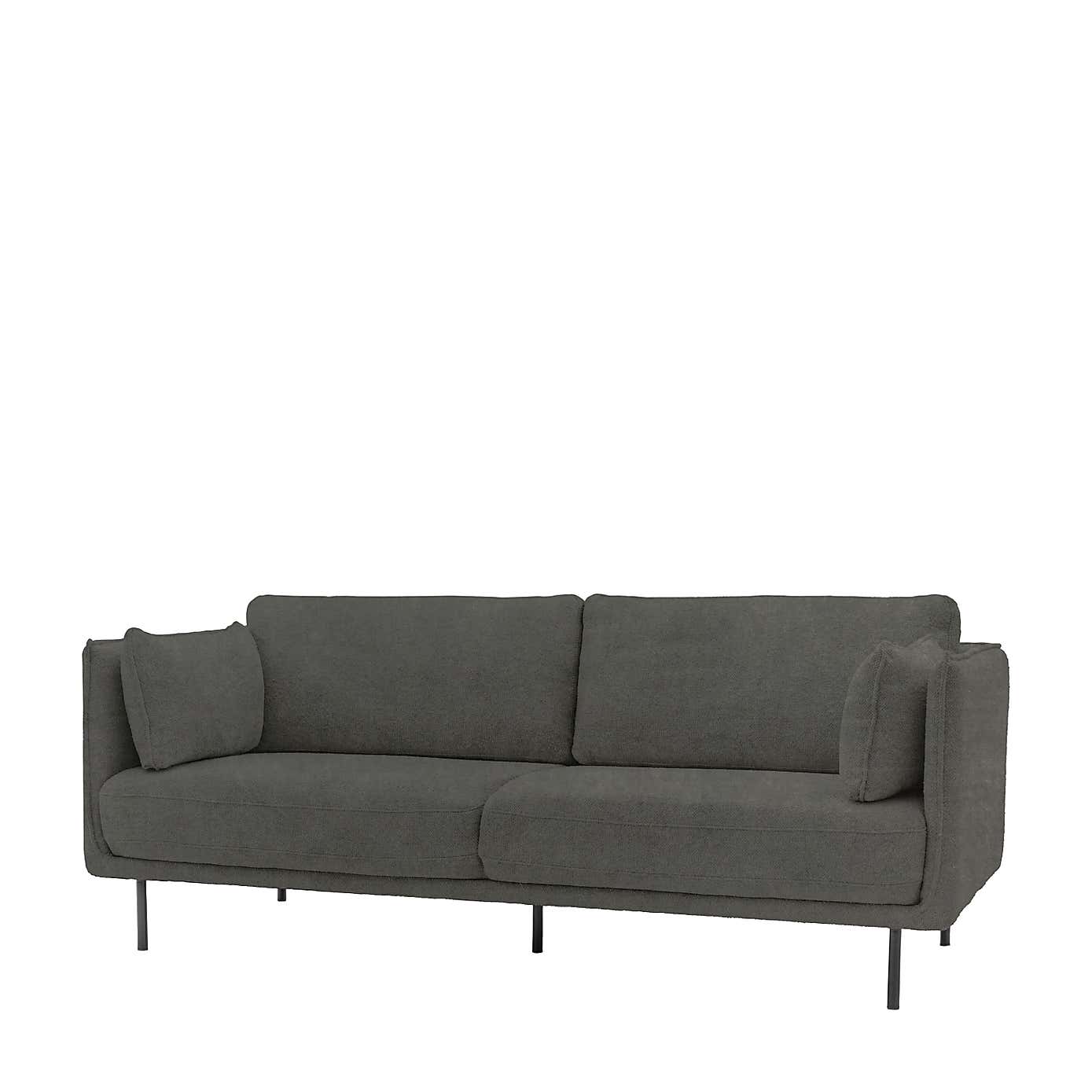 Derby 3 Seater Sofa, Velvet