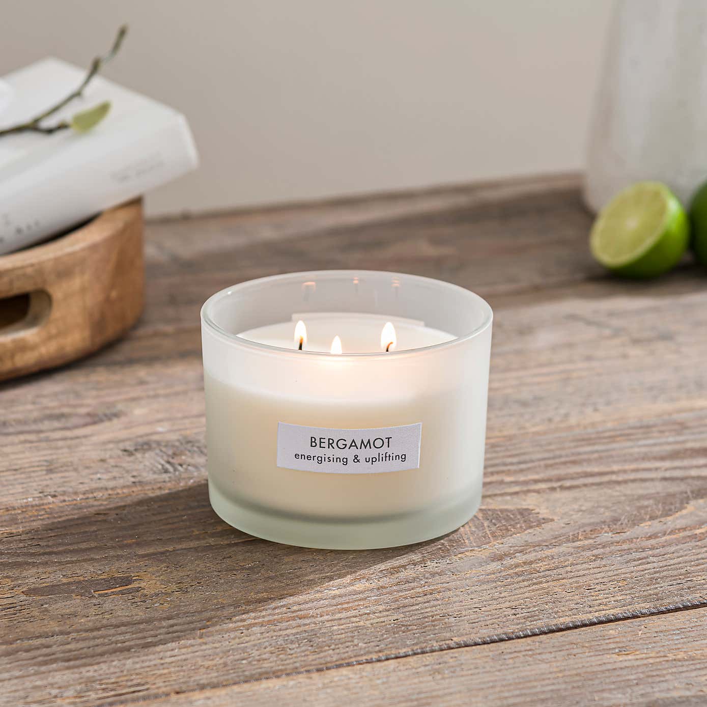 Bergamot Soy Wax Blend Multi Wick Candle